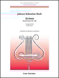 ARIOSO FROM CANTATA #156 TROMBONE SOLO cover